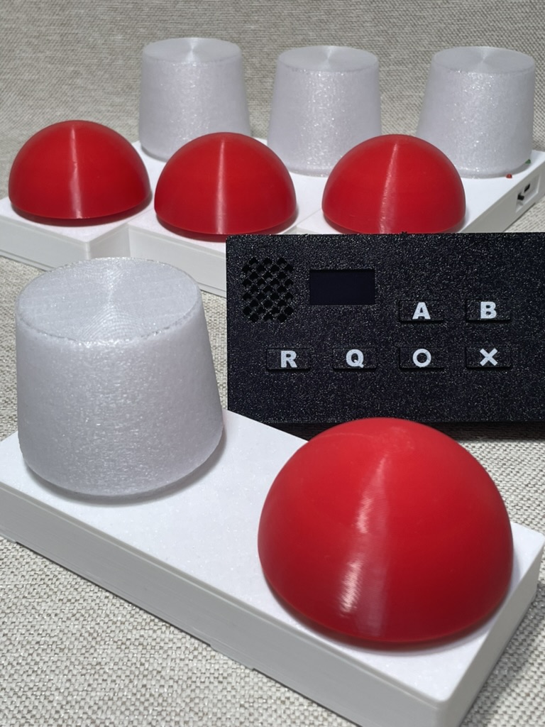 【セット】ワイヤレス早押しボタン　ピンポンクイズマスター（親機1台・子機4台） - 画像 (1)